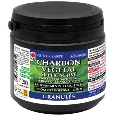 CHARBON VÉGÉTAL GRANULÉS