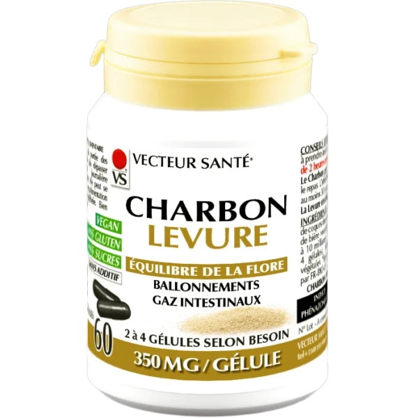 charbon levure