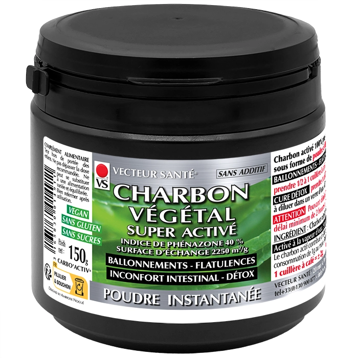 CHARBON VÉGÉTAL POUDRE INSTANTANÉE