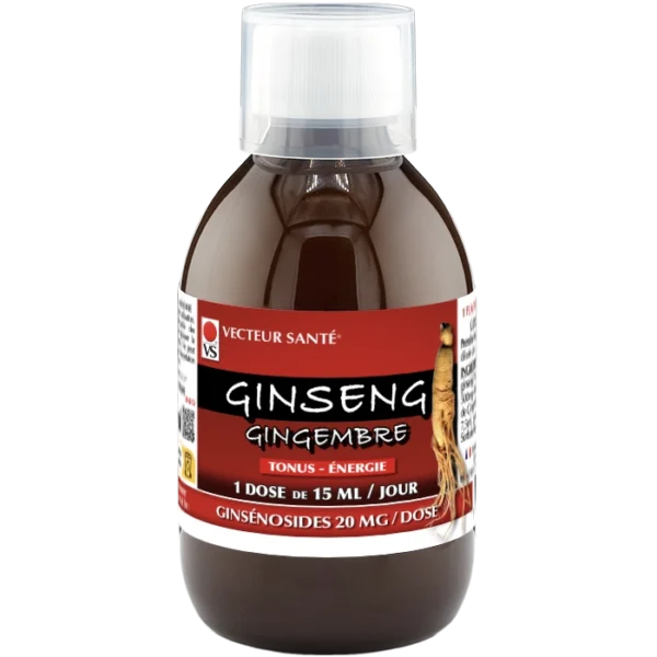 GINSENG GINGEMBRE LIQUIDE Vecteur Santé
