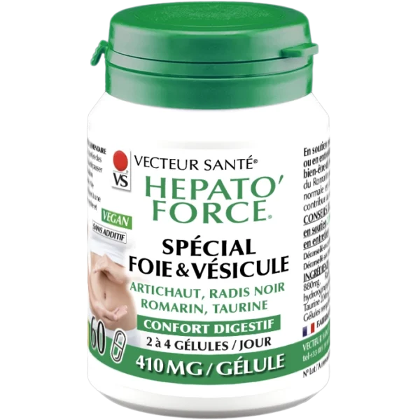 HEPATO’FORCE® BIEN-ÊTRE HÉPATIQUE Vecteur Santé