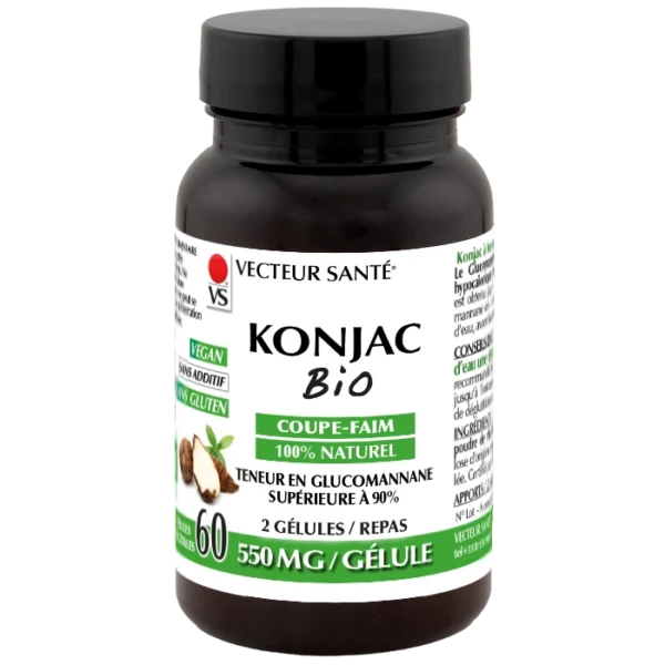 KONJAC BIO GÉLULES COUPE-FAIM Vecteur Santé