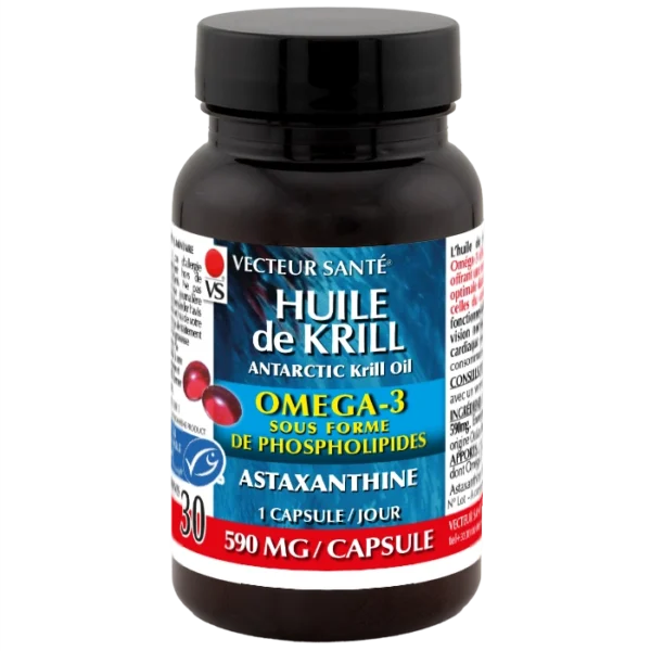 HUILE DE KRILL OMEGA 3 Vecteur Santé