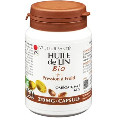 Photo Huile de Lin Bio Vecteur Santé®