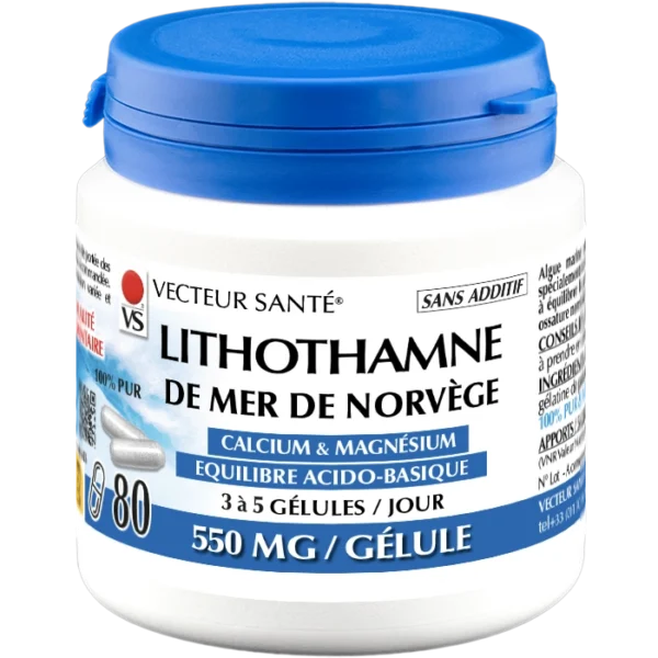 Lithothamne Calcium Magnésium gélules Vecteur Santé