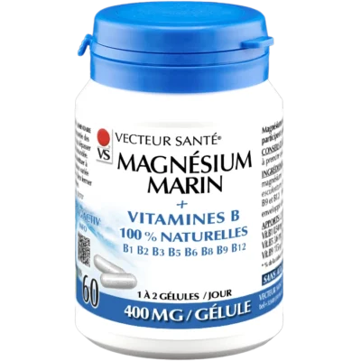 Photo MAG'ACTIV® Magnésium Marin 60 gélules de Vecteur Santé