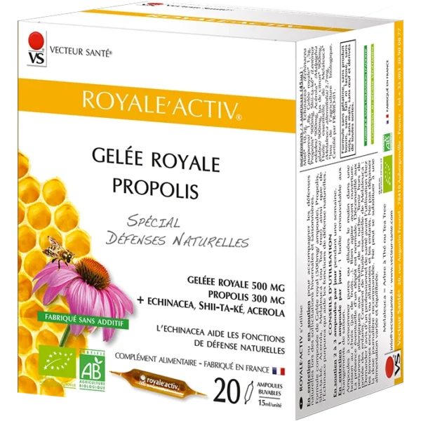 Photo Royale'Activ® Gelée Royale Propolis Vecteur Santé®