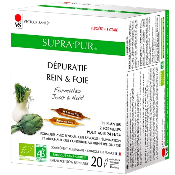 Photo SUPRA'PUR® Dépuratif Rein & Foie de Vecteur Santé