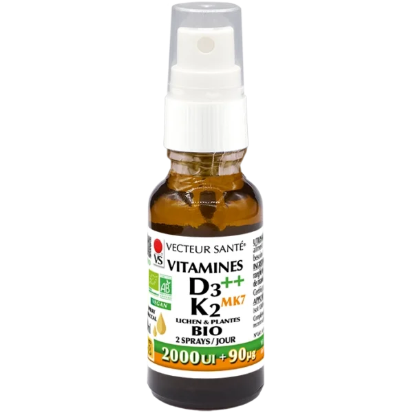 VITAMINE D3 BIO + K2 MK7 - SPRAY Vecteur Santé