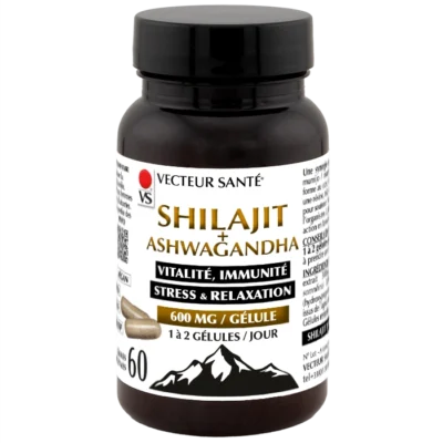 SHILAJIT + ASHAGANDHA - GÉLULES